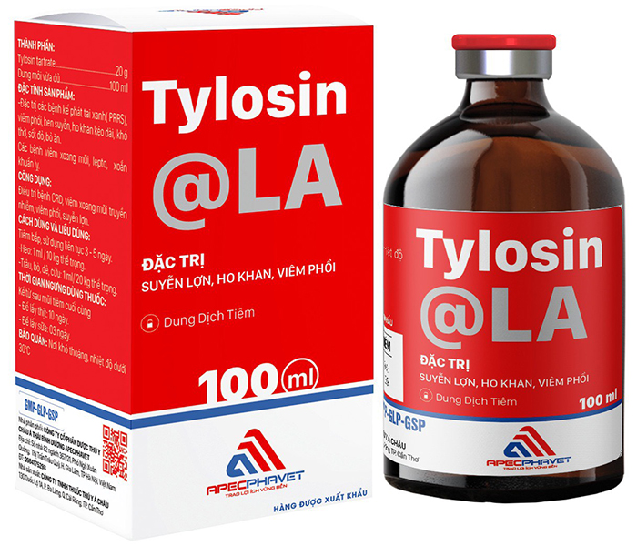 Dung dịch tiêm Tylosin @LA 100ml