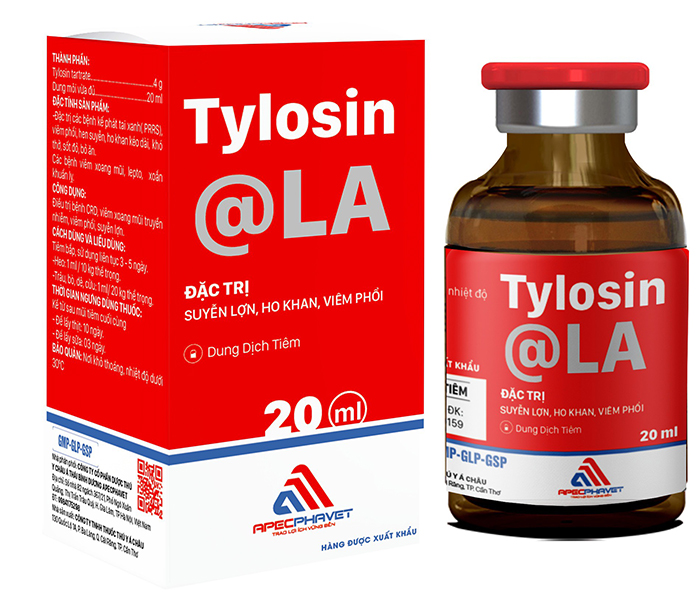 Dung dịch tiêm Tylosin @LA 20ml